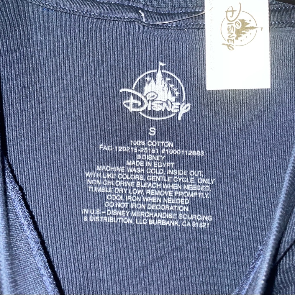 UNISEX Disney Navy Anxiety Graphic Tee - Picture 3 of 6